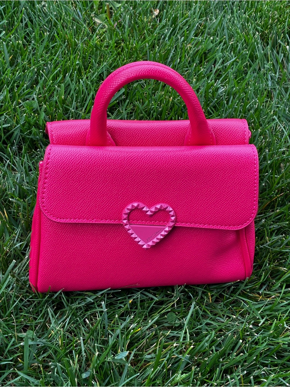 Betsey Johnson Hot Pink Floral Tote